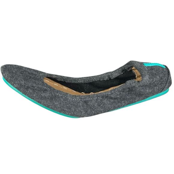 Tieks By Gavrieli Women’s Greystone Vegan Wool Grey Ballet Flat Size US 7 - Picture 3 of 10
